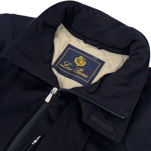 Loro Piana Men's 100% Cashmere Icer Field Parka Borneo Olympics Navy Blue XXL